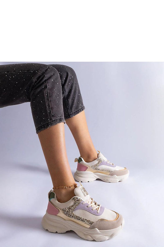 ~ lace sneakers front view