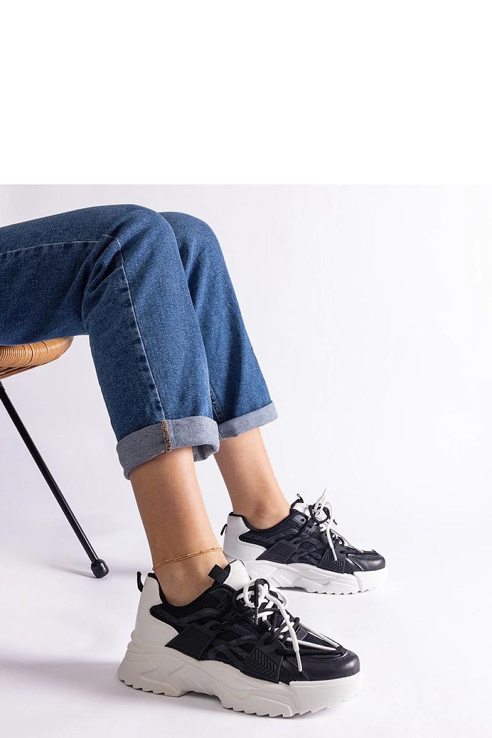 ~ lace sneakers view 7