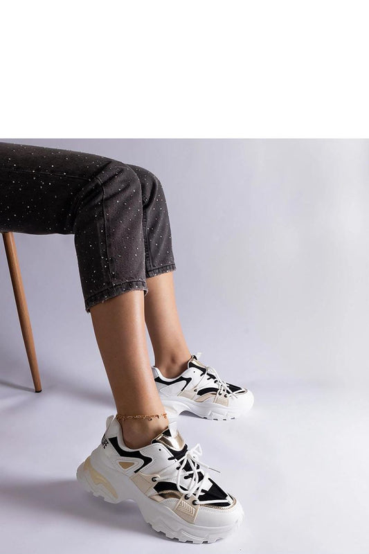 black lace sneakers front view