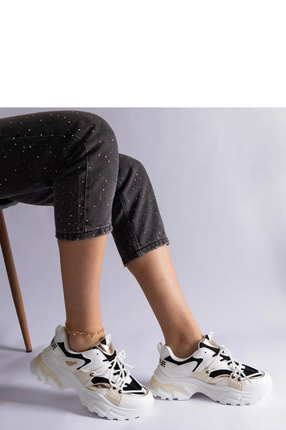 black lace sneakers back view