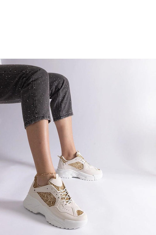 beige sneakers front view