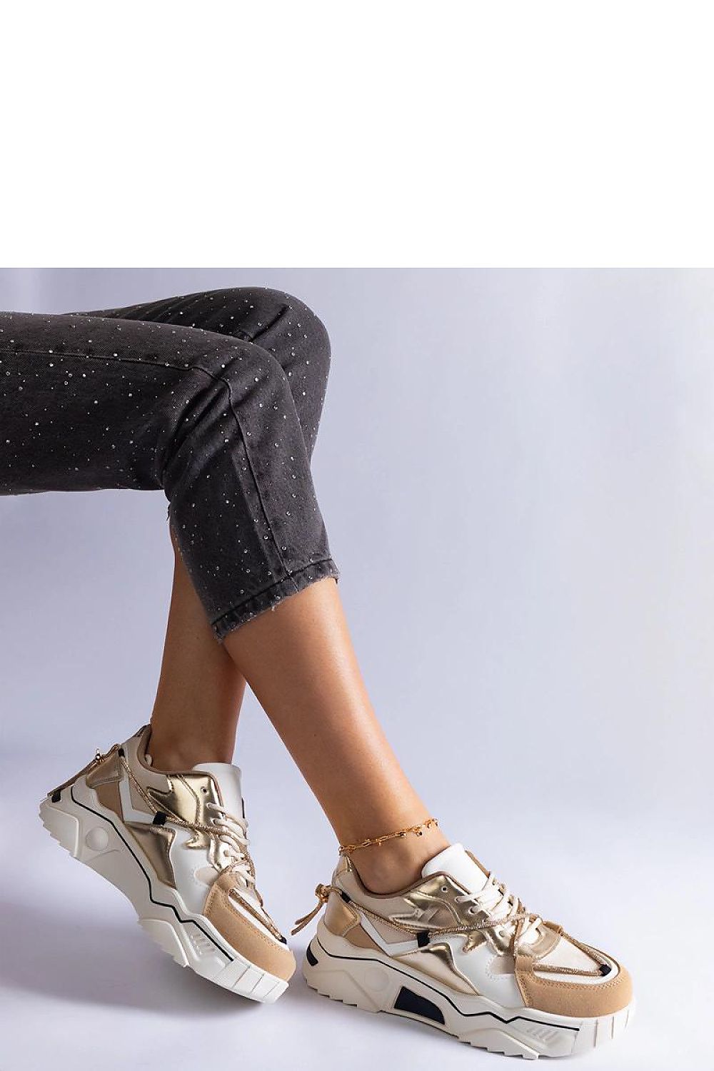 brown lace sneakers view 6