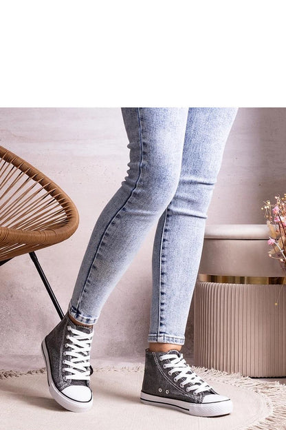 white lace sneakers view 11