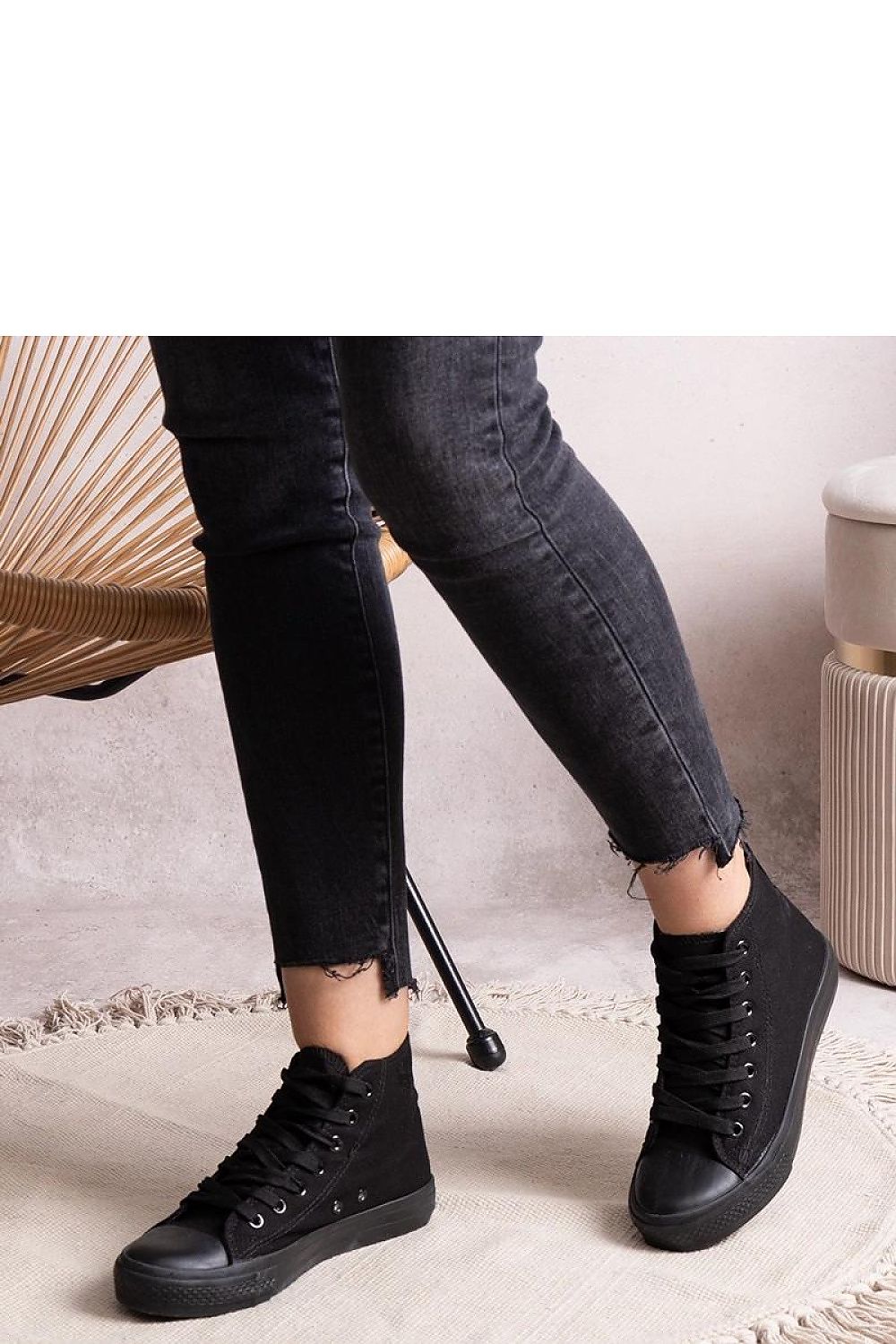 blue lace sneakers view 9