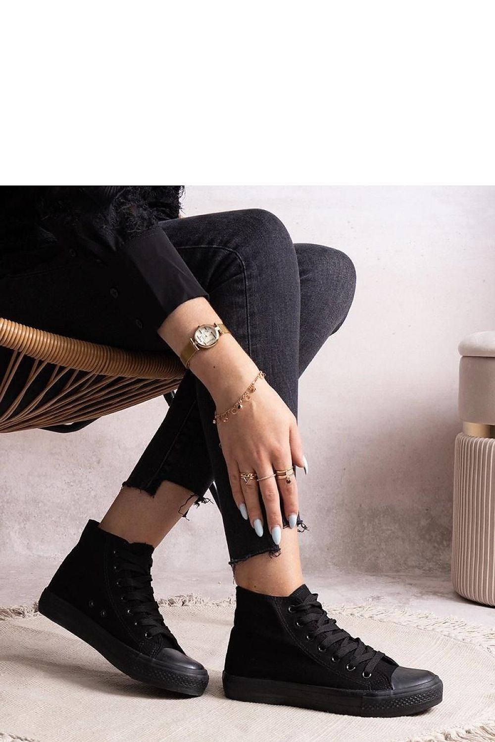 blue lace sneakers view 10