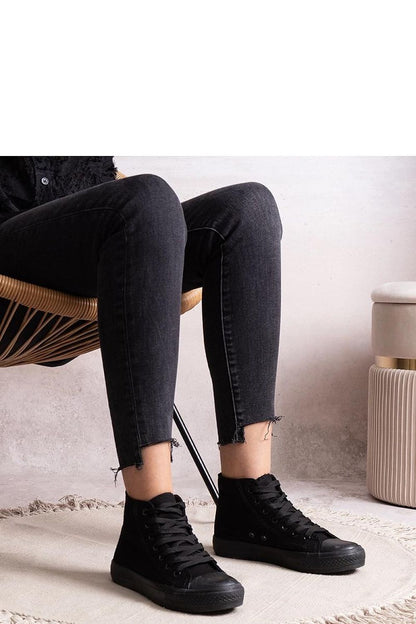 blue lace sneakers view 11