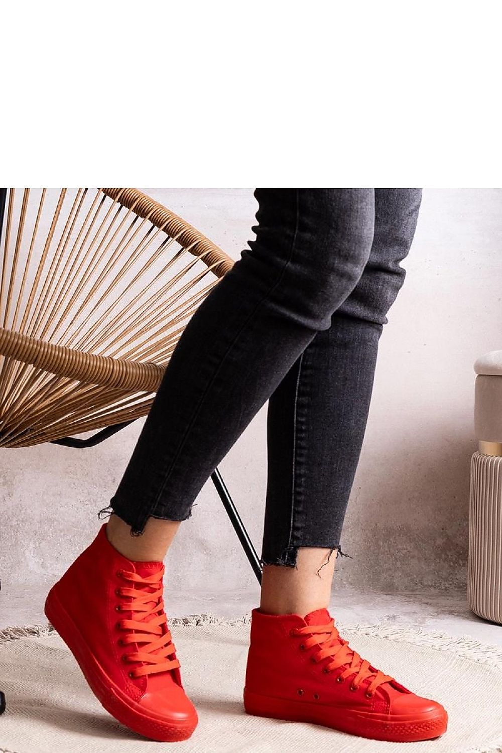 blue lace sneakers view 13