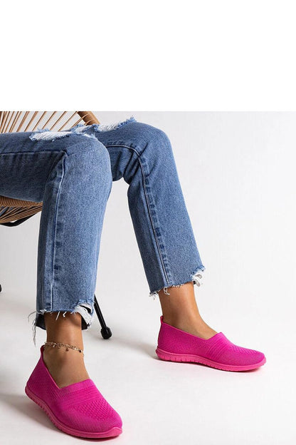 pink sneakers detail view