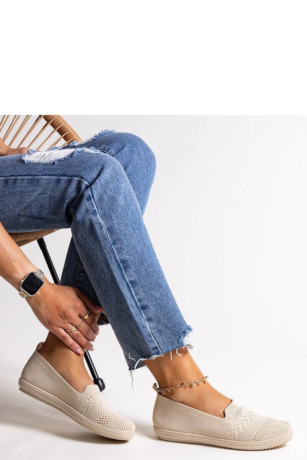 black sneakers side view