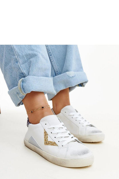 white lace sneakers view 10