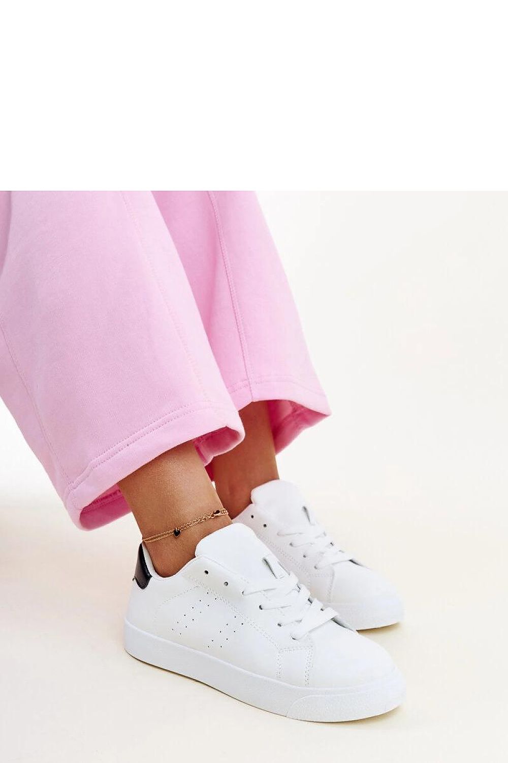 white lace sneakers alternate angle