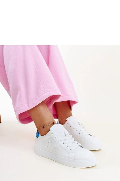 white lace sneakers view 6