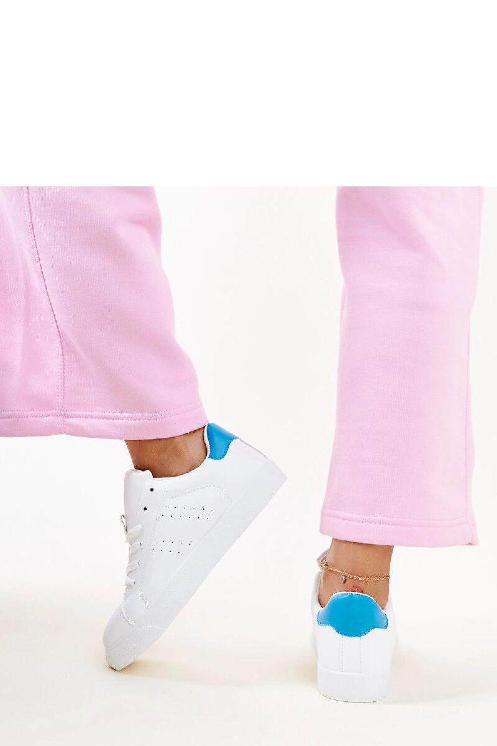 white lace sneakers view 9