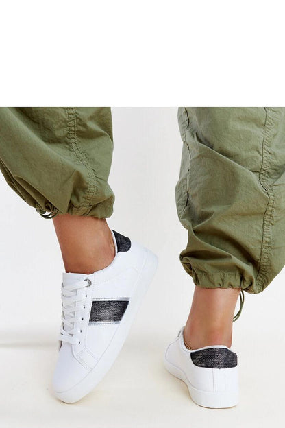 white lace maxi sneakers view 11