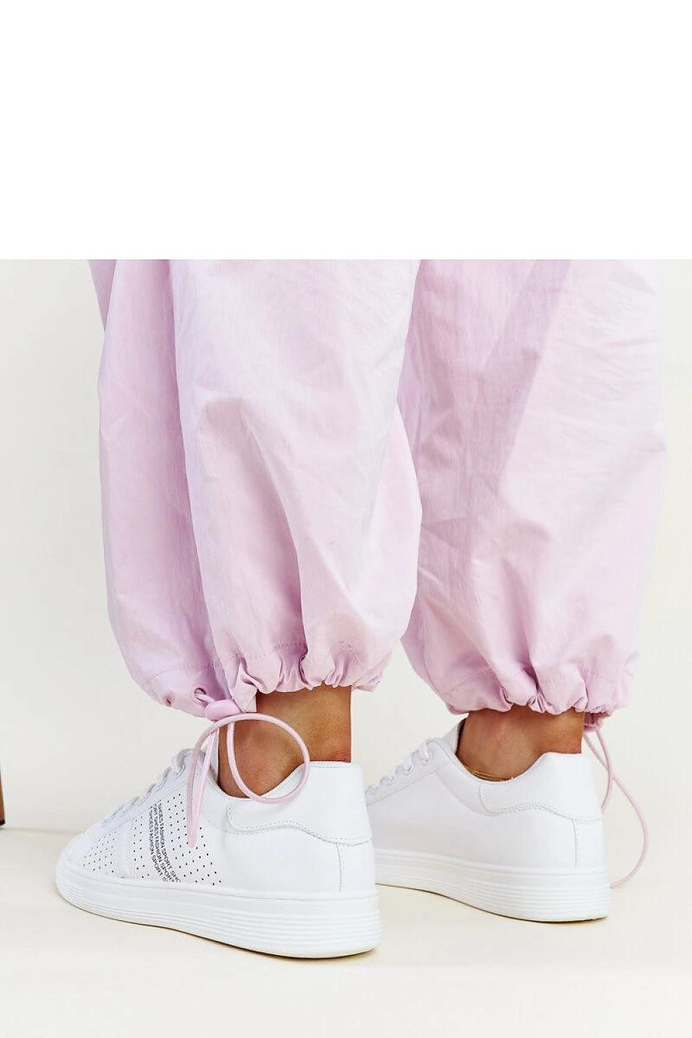 white lace sneakers view 6