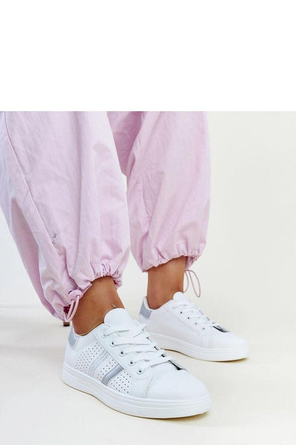 white lace sneakers view 13