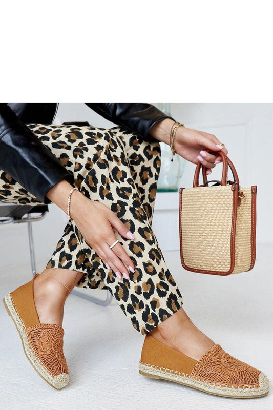 brown wrap espadrille front view