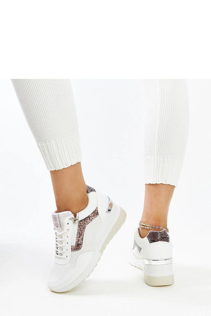 white sneakers back view