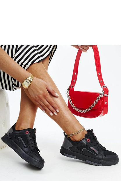 black sneakers alternate angle