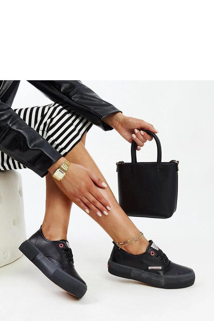 black lace sneakers alternate angle