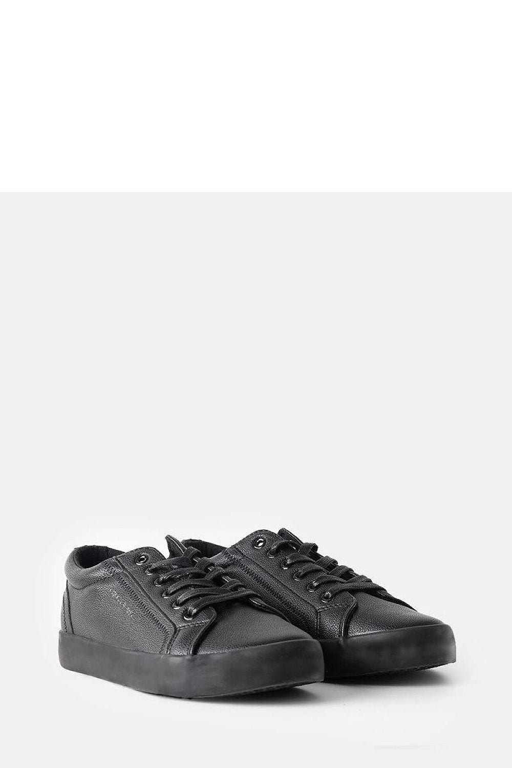 black lace sneakers alternate angle