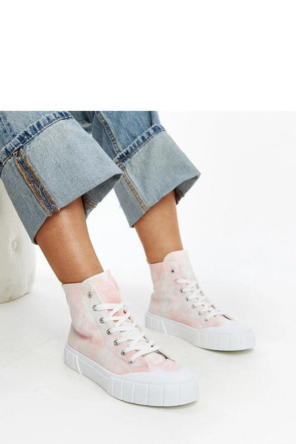 green lace sneakers view 11