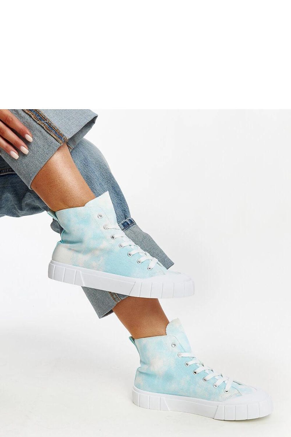 green lace sneakers view 14