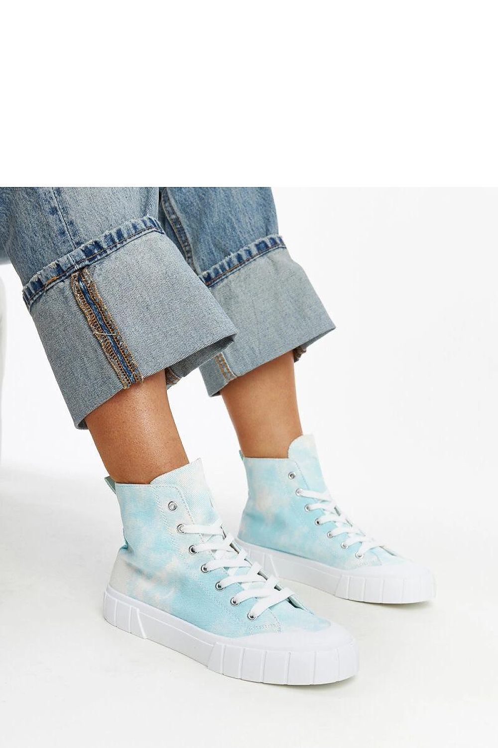 green lace sneakers view 15