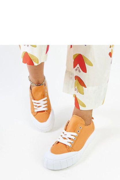 pink lace sneakers view 7