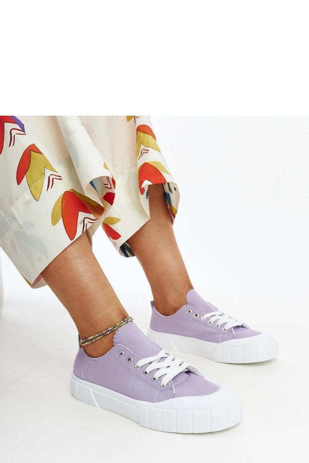 pink lace sneakers view 10
