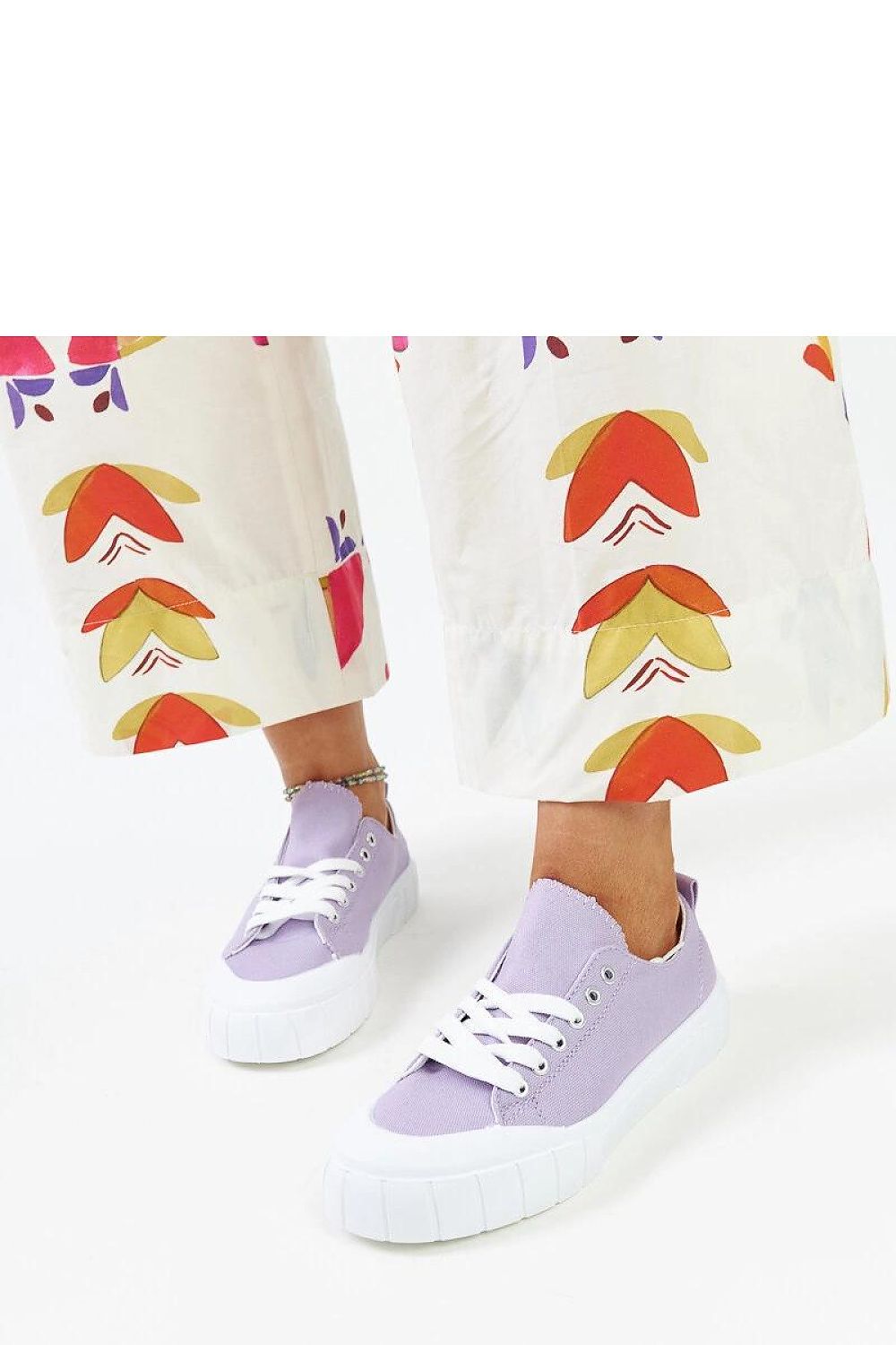 pink lace sneakers view 11