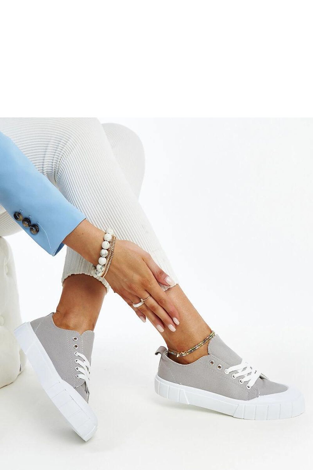pink lace sneakers view 15