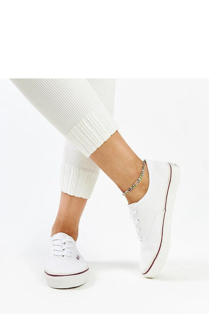 pink lace sneakers view 6