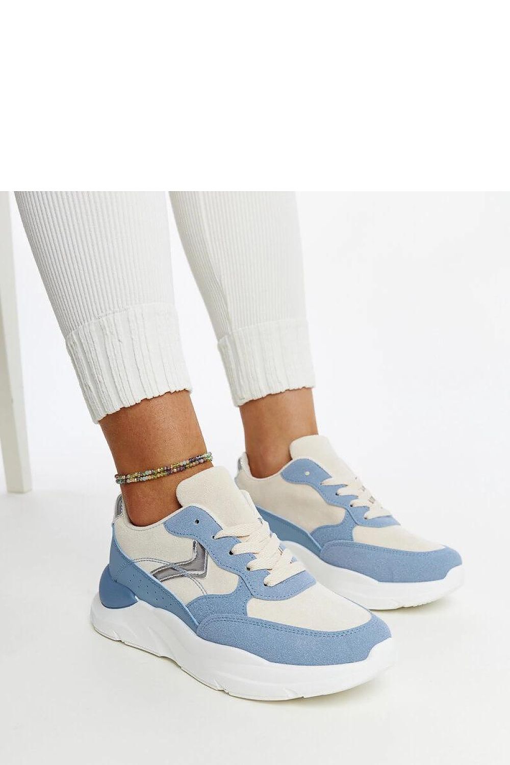 red lace sneakers side view