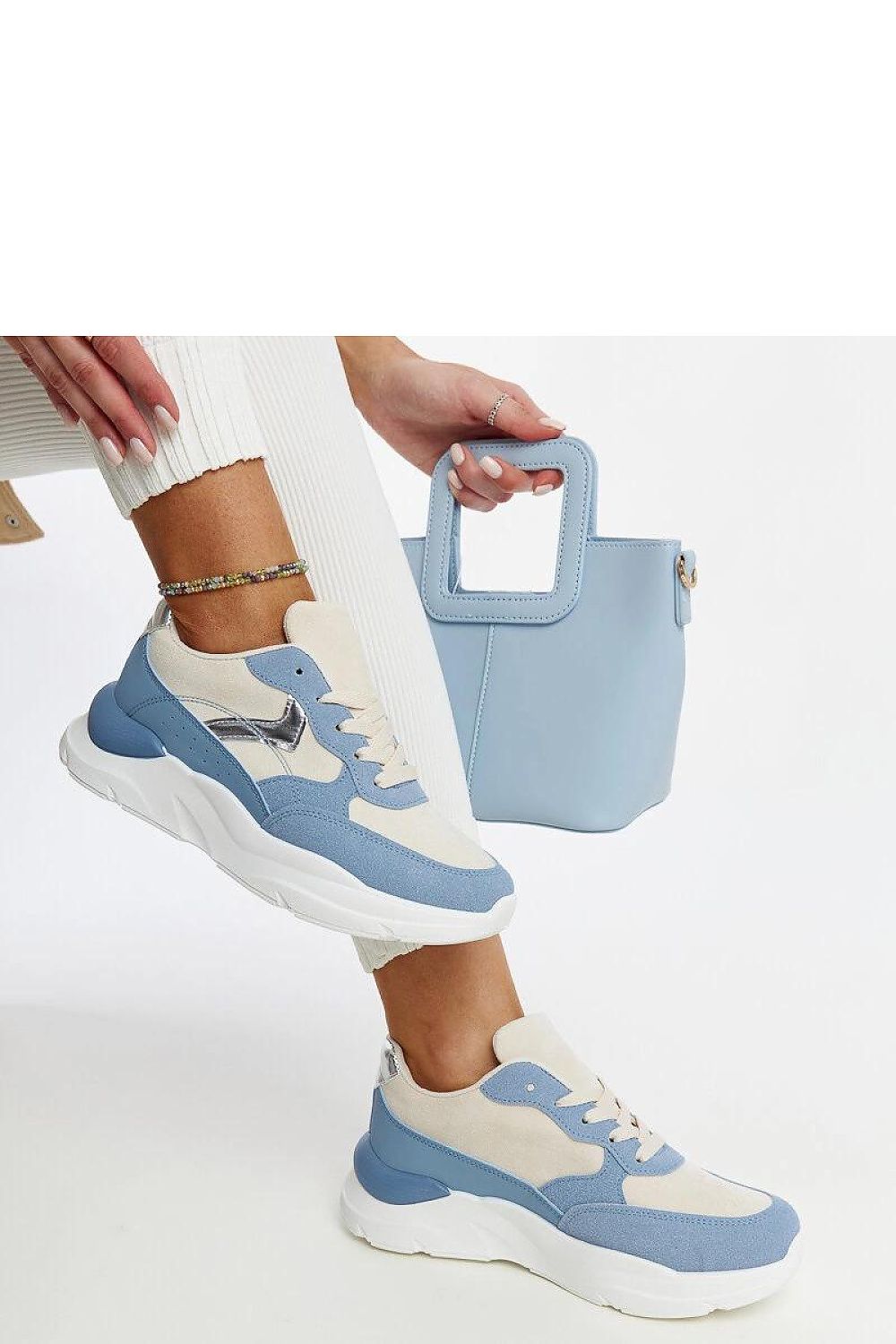 red lace sneakers view 6