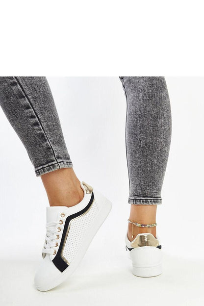 white lace sneakers view 9