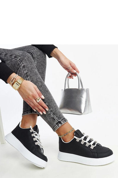 black lace sneakers alternate angle