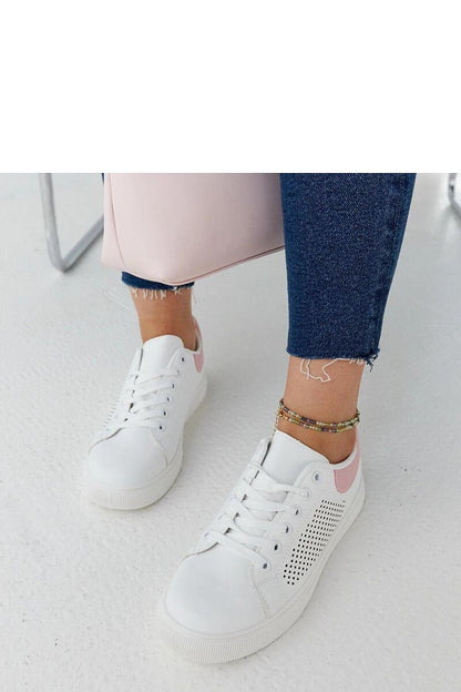 white lace sneakers view 9