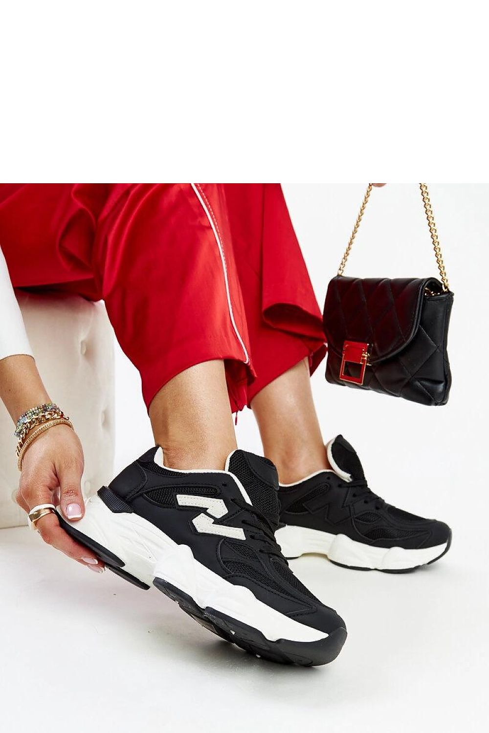 black lace sneakers alternate angle