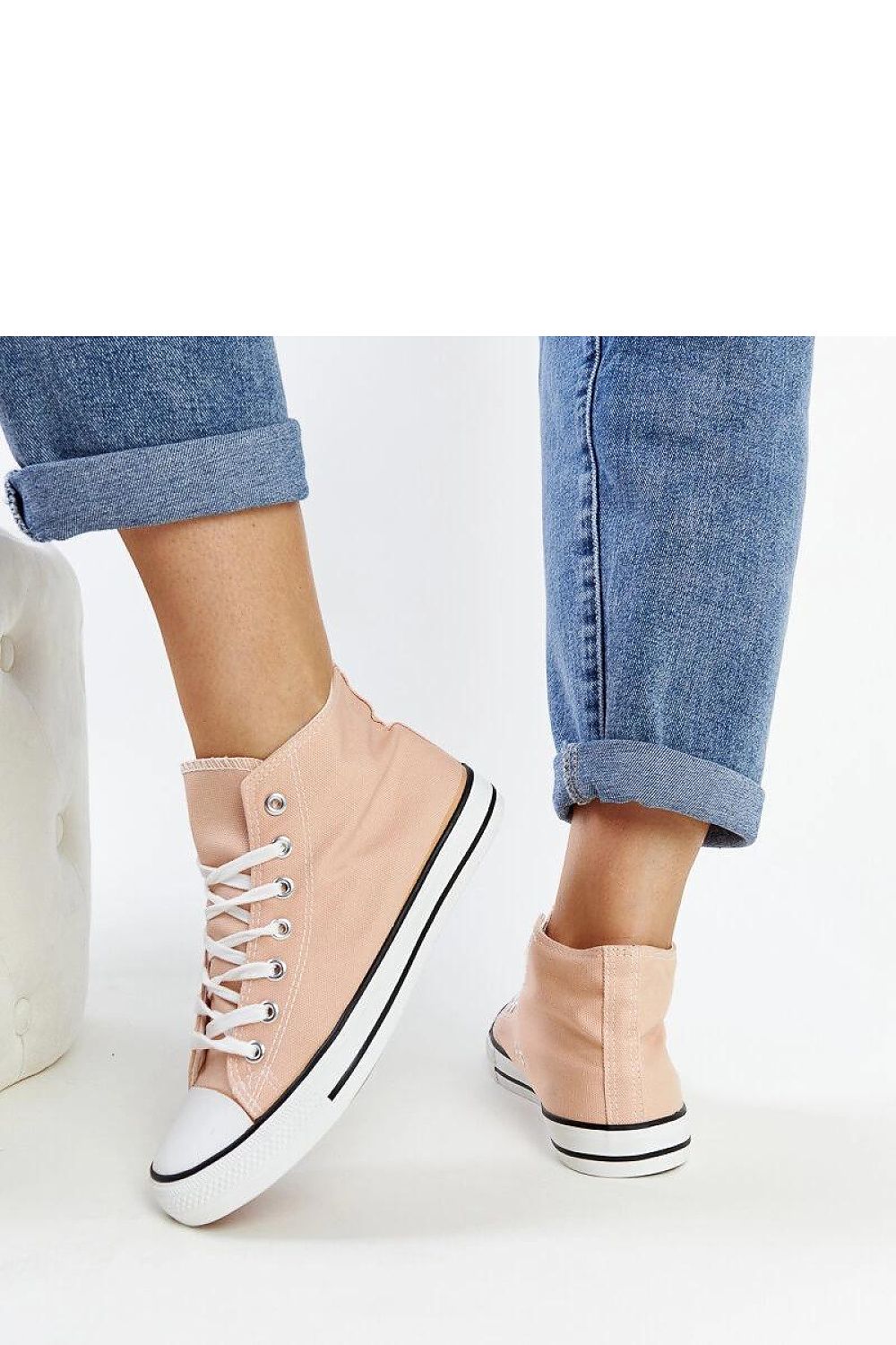 blue lace sneakers view 8