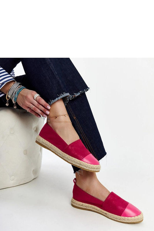 pink espadrille front view