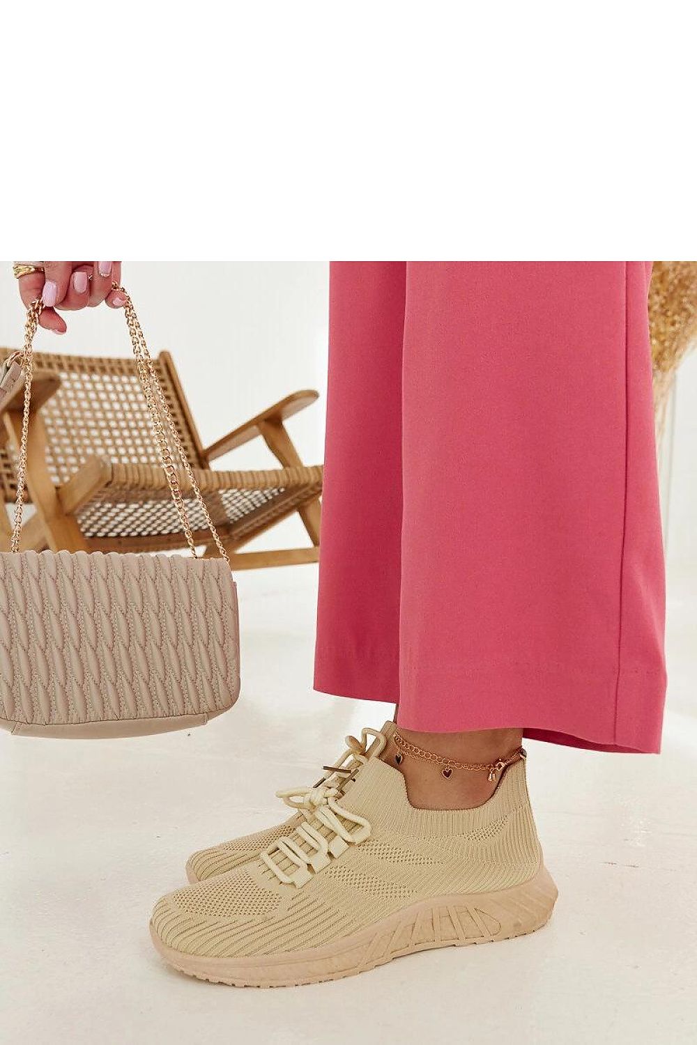 beige sneakers alternate angle