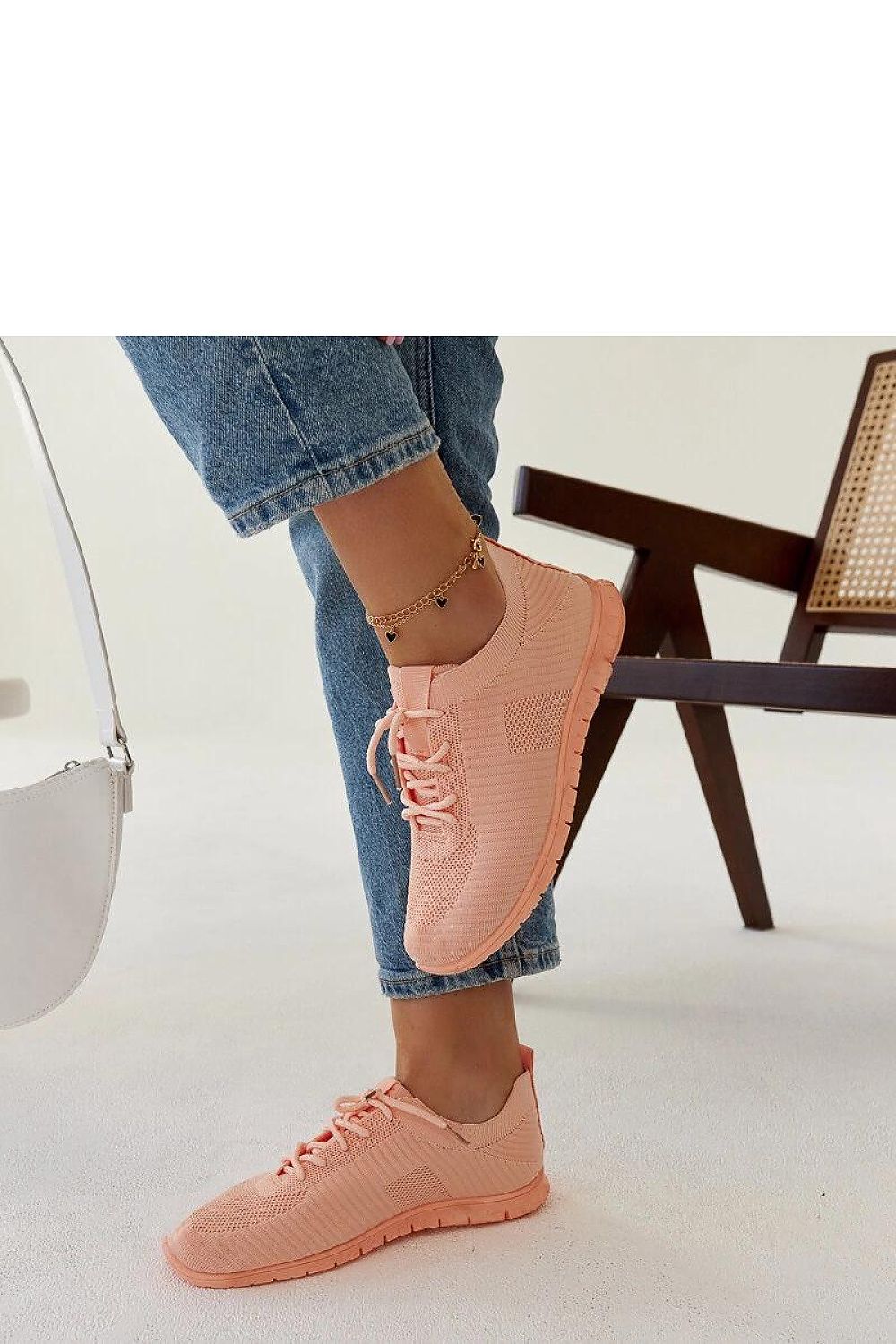 pink mini sneakers alternate angle