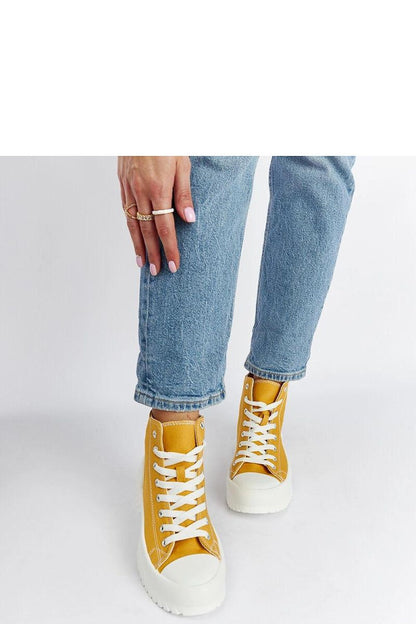 green lace sneakers view 8