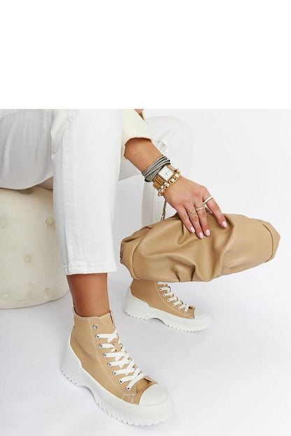 green lace sneakers view 11