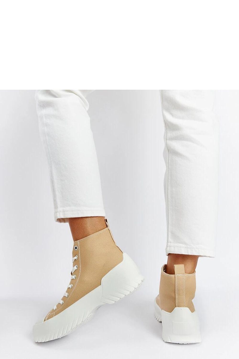 green lace sneakers view 13