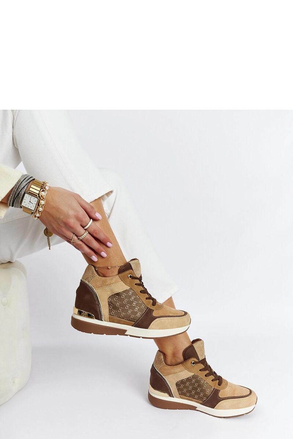 black lace sneakers view 10