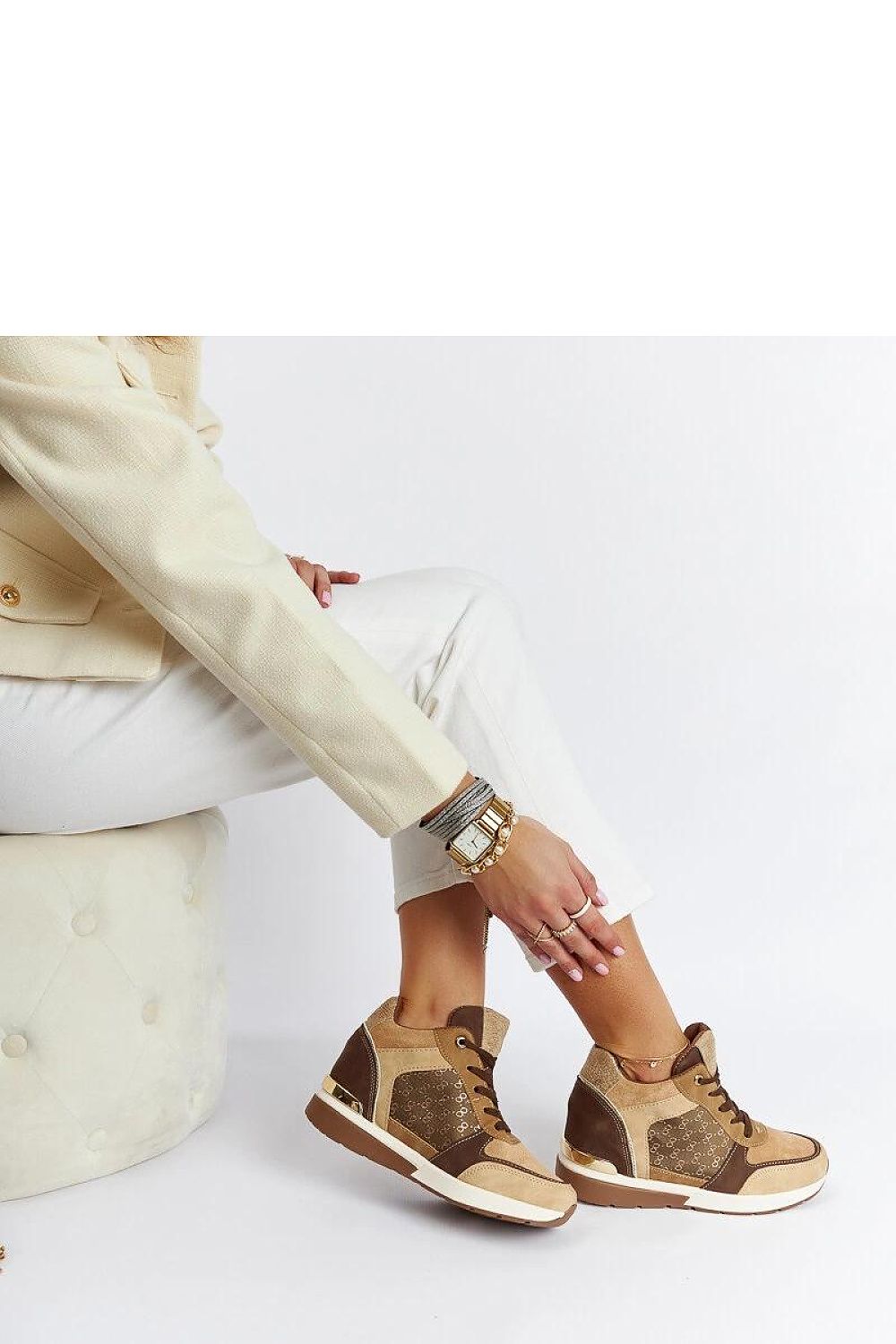 black lace sneakers view 11