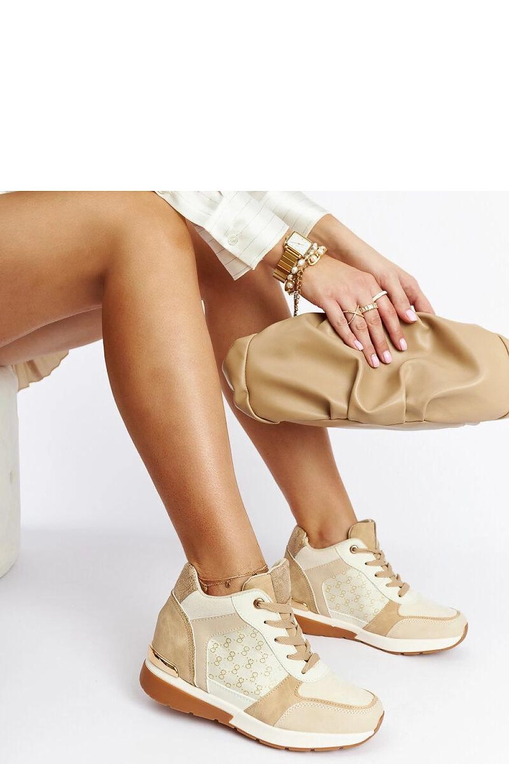 black lace sneakers view 13