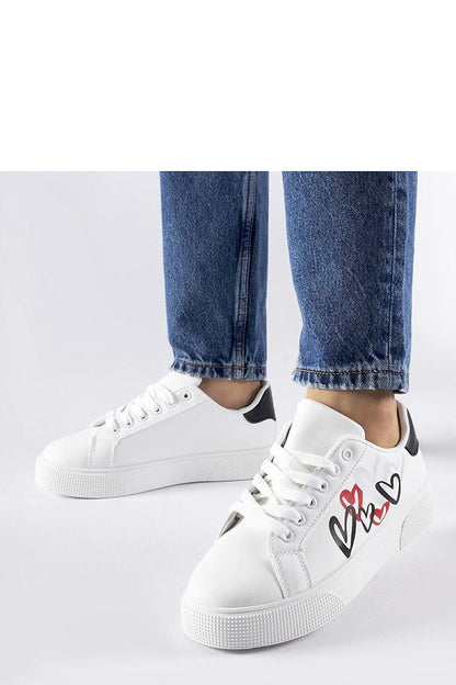 white lace sneakers alternate angle